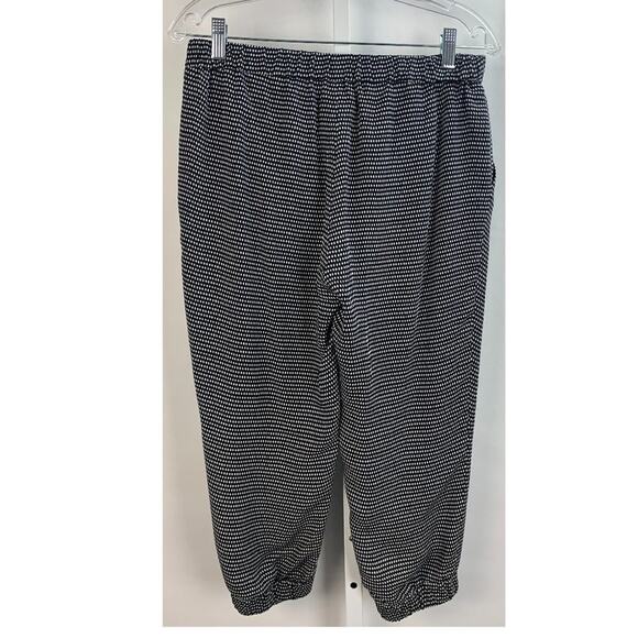 Haute Hippie Black Silk Polka Dot Pull On Pants size M - Picture 6 of 7